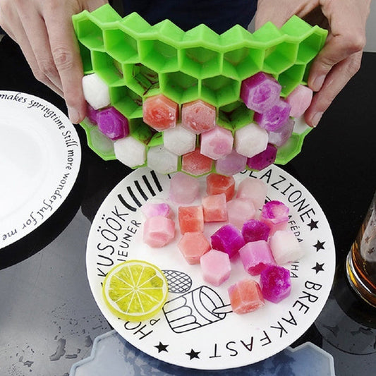 0998 Silicone Ice Cube Trays 32 Cavity Per Ice Tray Multi Color